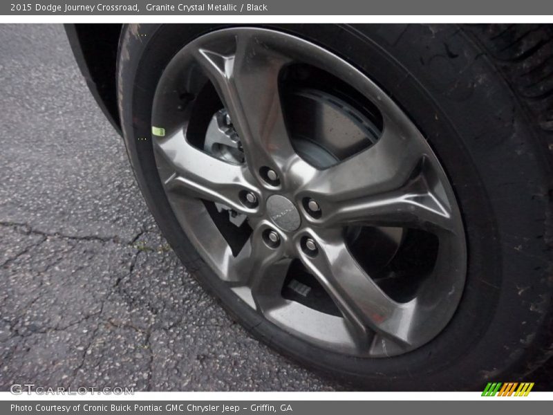 Granite Crystal Metallic / Black 2015 Dodge Journey Crossroad