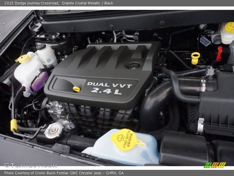 Granite Crystal Metallic / Black 2015 Dodge Journey Crossroad