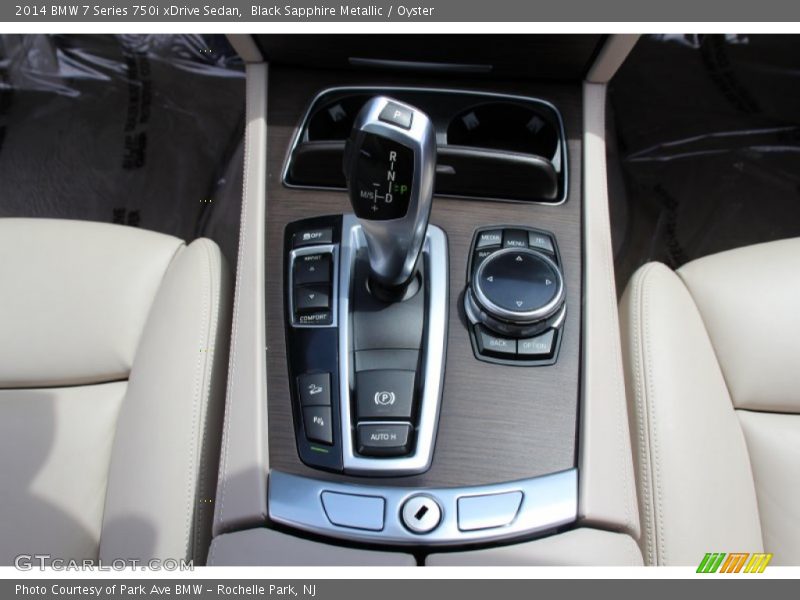Black Sapphire Metallic / Oyster 2014 BMW 7 Series 750i xDrive Sedan