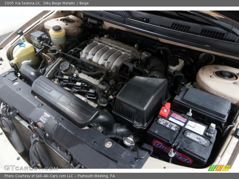 Silky Beige Metallic / Beige 2005 Kia Sedona LX
