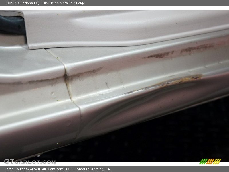 Silky Beige Metallic / Beige 2005 Kia Sedona LX