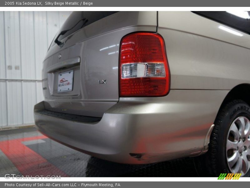 Silky Beige Metallic / Beige 2005 Kia Sedona LX