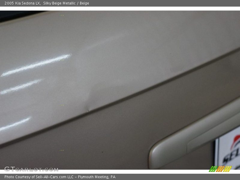 Silky Beige Metallic / Beige 2005 Kia Sedona LX
