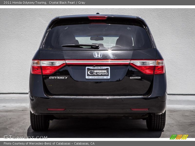 Crystal Black Pearl / Gray 2011 Honda Odyssey Touring