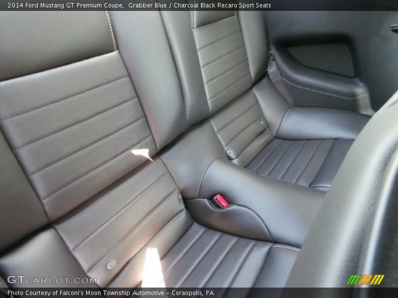 Grabber Blue / Charcoal Black Recaro Sport Seats 2014 Ford Mustang GT Premium Coupe