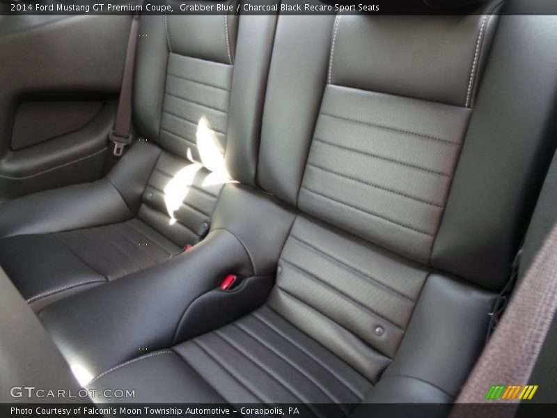 Grabber Blue / Charcoal Black Recaro Sport Seats 2014 Ford Mustang GT Premium Coupe