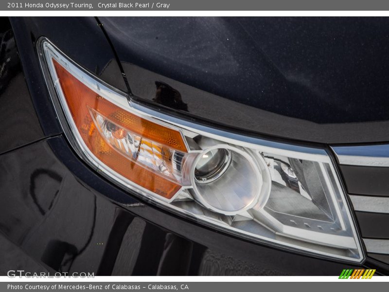 Crystal Black Pearl / Gray 2011 Honda Odyssey Touring