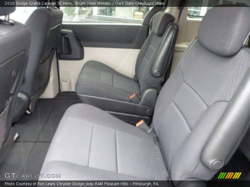 Bright Silver Metallic / Dark Slate Gray/Light Shale 2010 Dodge Grand Caravan SE Hero
