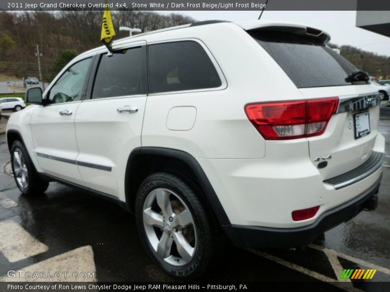 Stone White / Dark Frost Beige/Light Frost Beige 2011 Jeep Grand Cherokee Overland 4x4