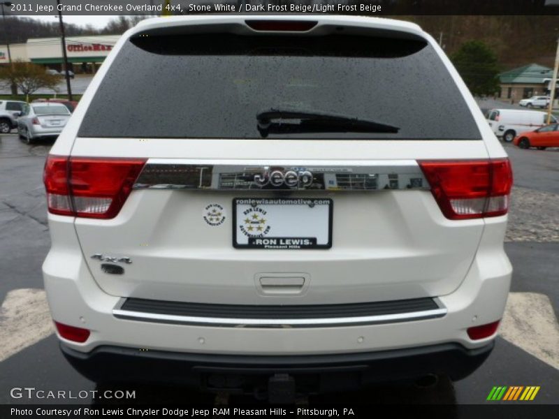Stone White / Dark Frost Beige/Light Frost Beige 2011 Jeep Grand Cherokee Overland 4x4