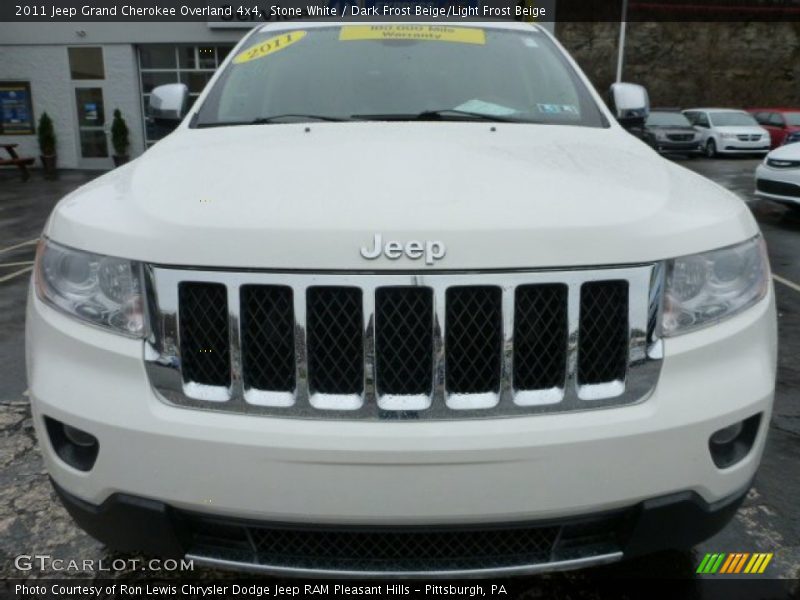 Stone White / Dark Frost Beige/Light Frost Beige 2011 Jeep Grand Cherokee Overland 4x4