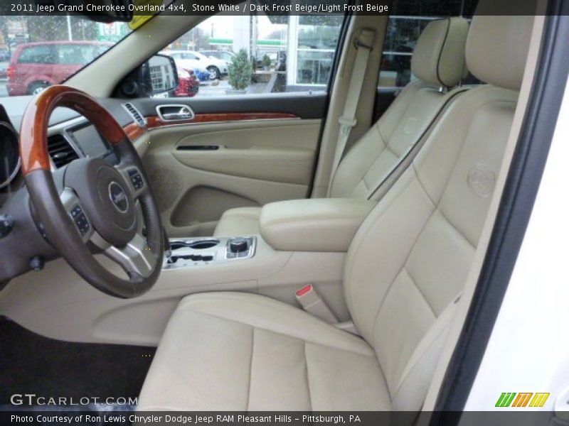 Stone White / Dark Frost Beige/Light Frost Beige 2011 Jeep Grand Cherokee Overland 4x4