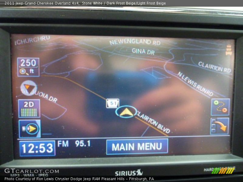 Stone White / Dark Frost Beige/Light Frost Beige 2011 Jeep Grand Cherokee Overland 4x4