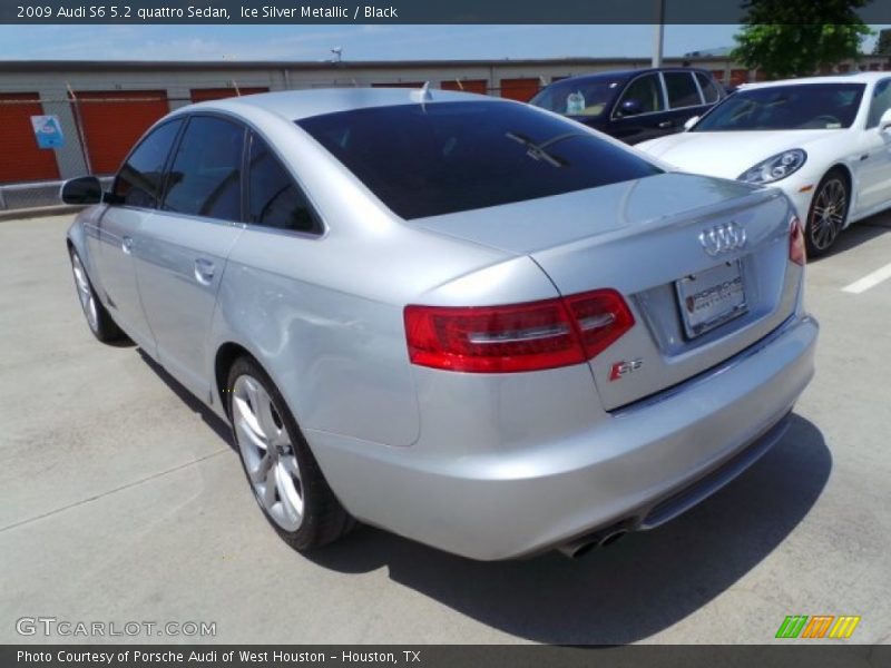 Ice Silver Metallic / Black 2009 Audi S6 5.2 quattro Sedan