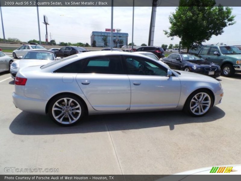 Ice Silver Metallic / Black 2009 Audi S6 5.2 quattro Sedan