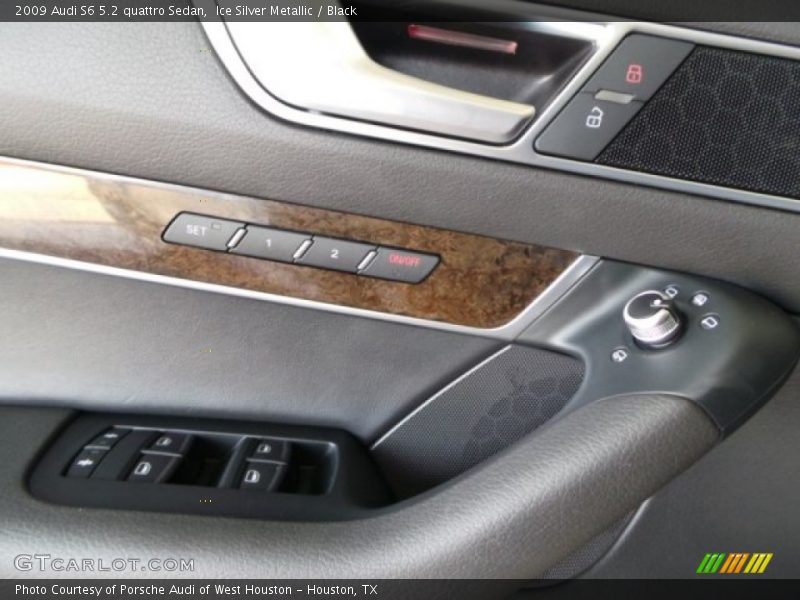 Ice Silver Metallic / Black 2009 Audi S6 5.2 quattro Sedan