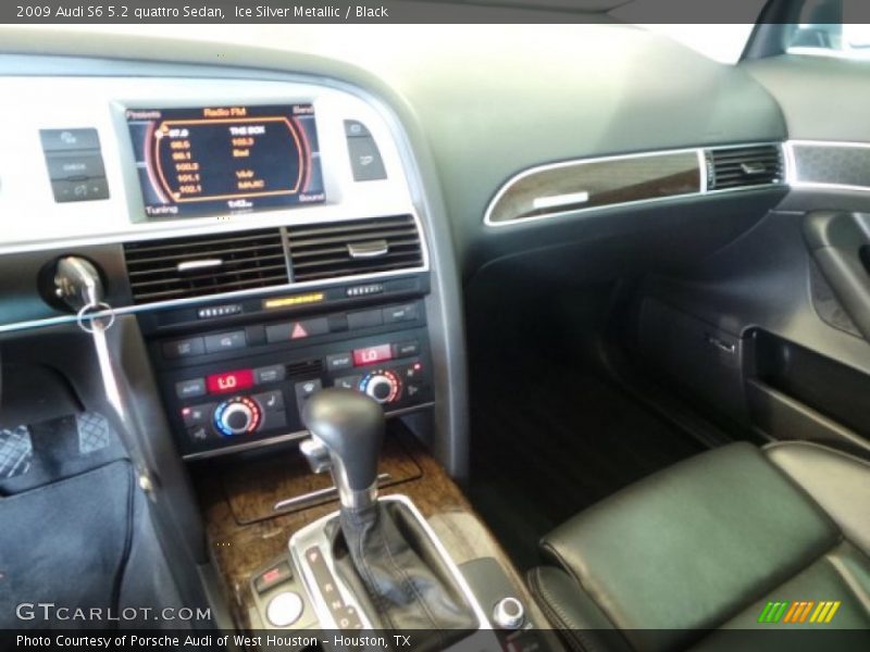 Ice Silver Metallic / Black 2009 Audi S6 5.2 quattro Sedan