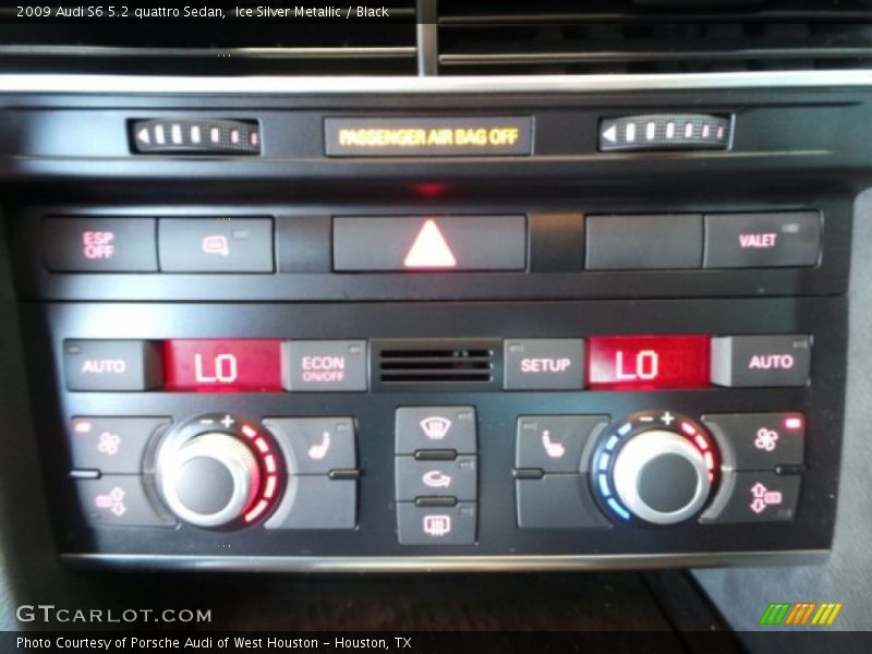 Ice Silver Metallic / Black 2009 Audi S6 5.2 quattro Sedan