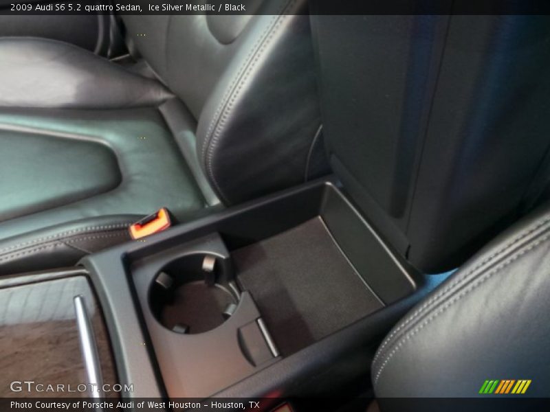 Ice Silver Metallic / Black 2009 Audi S6 5.2 quattro Sedan
