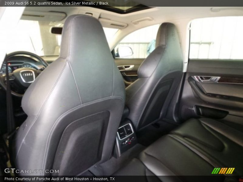 Ice Silver Metallic / Black 2009 Audi S6 5.2 quattro Sedan