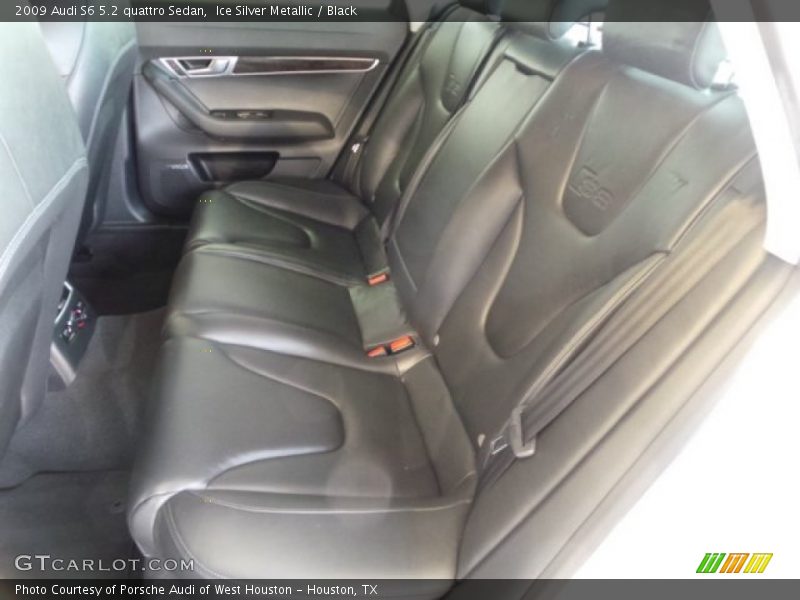 Ice Silver Metallic / Black 2009 Audi S6 5.2 quattro Sedan