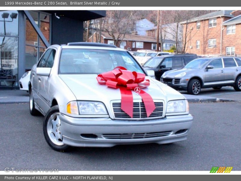 Brilliant Silver Metallic / Grey 1999 Mercedes-Benz C 280 Sedan