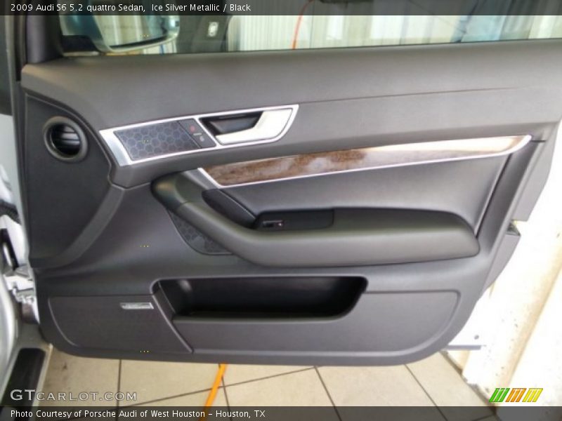 Ice Silver Metallic / Black 2009 Audi S6 5.2 quattro Sedan