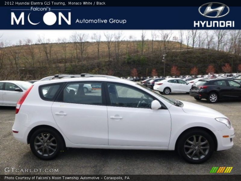 Monaco White / Black 2012 Hyundai Elantra GLS Touring