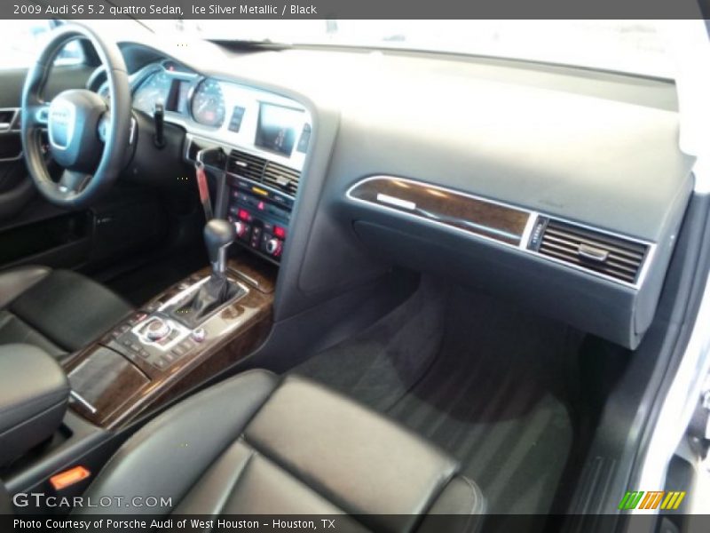 Ice Silver Metallic / Black 2009 Audi S6 5.2 quattro Sedan