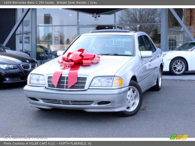Brilliant Silver Metallic / Grey 1999 Mercedes-Benz C 280 Sedan