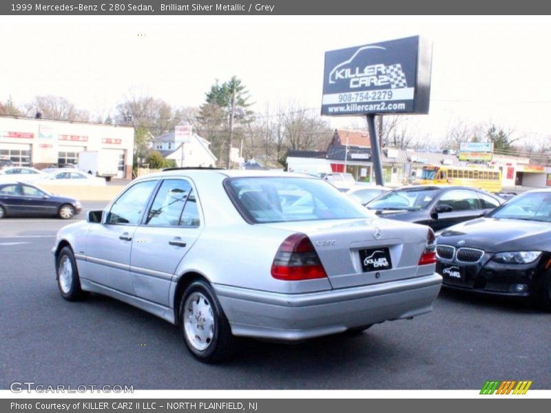 Brilliant Silver Metallic / Grey 1999 Mercedes-Benz C 280 Sedan