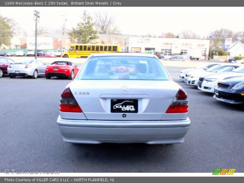 Brilliant Silver Metallic / Grey 1999 Mercedes-Benz C 280 Sedan