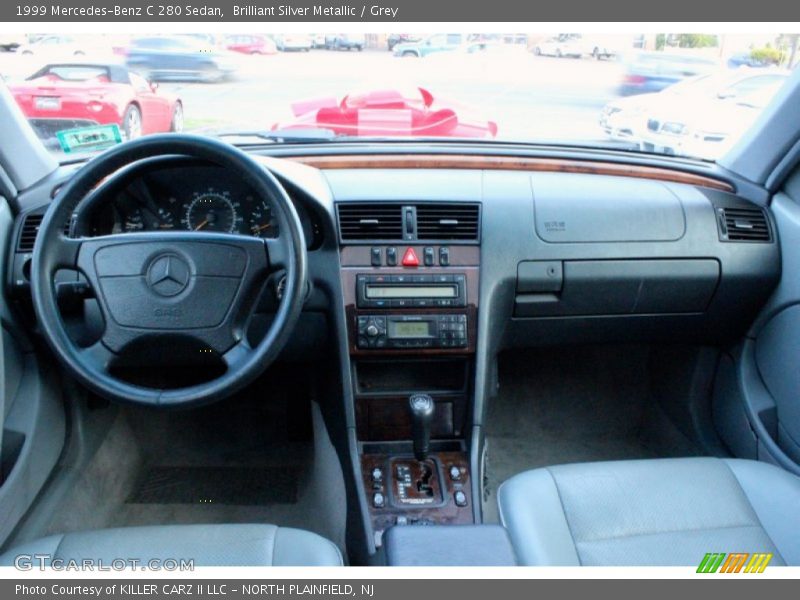 Brilliant Silver Metallic / Grey 1999 Mercedes-Benz C 280 Sedan