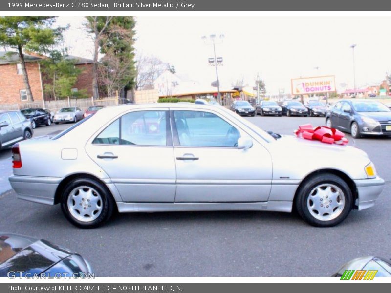 Brilliant Silver Metallic / Grey 1999 Mercedes-Benz C 280 Sedan