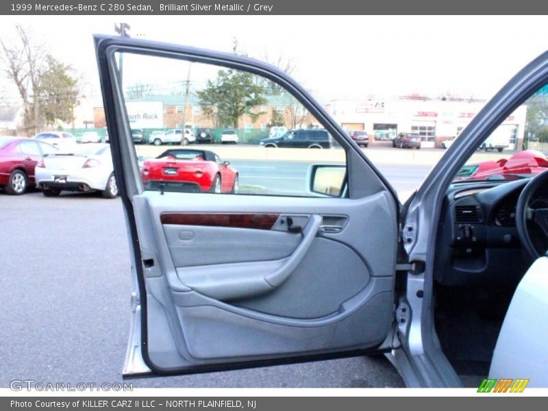 Brilliant Silver Metallic / Grey 1999 Mercedes-Benz C 280 Sedan