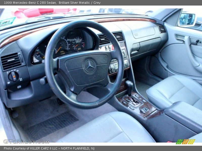 Brilliant Silver Metallic / Grey 1999 Mercedes-Benz C 280 Sedan