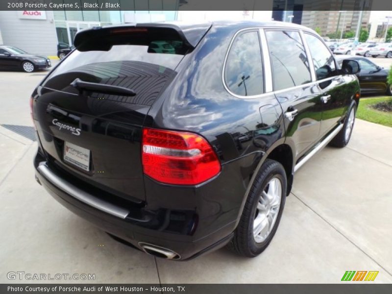 Black / Black 2008 Porsche Cayenne S