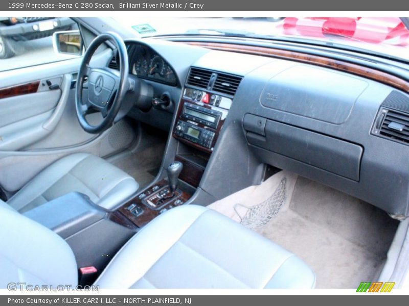 Brilliant Silver Metallic / Grey 1999 Mercedes-Benz C 280 Sedan