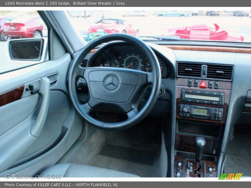 Brilliant Silver Metallic / Grey 1999 Mercedes-Benz C 280 Sedan