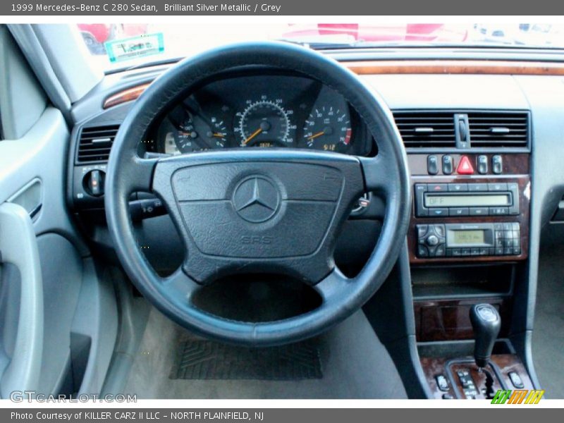 Brilliant Silver Metallic / Grey 1999 Mercedes-Benz C 280 Sedan