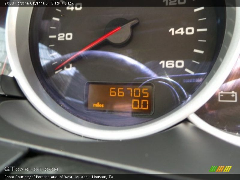 Black / Black 2008 Porsche Cayenne S