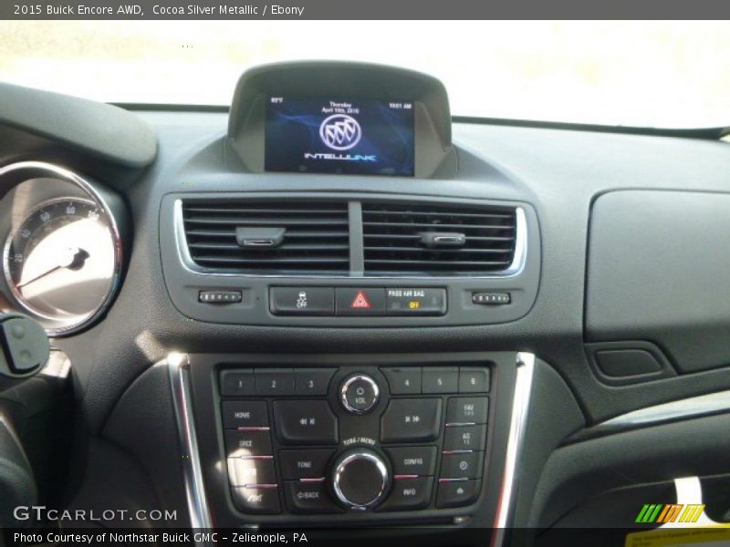 Cocoa Silver Metallic / Ebony 2015 Buick Encore AWD