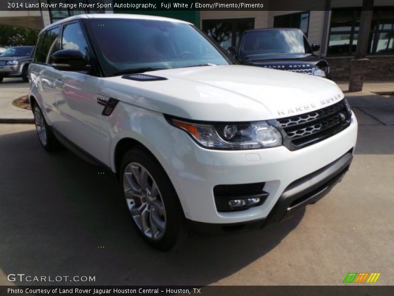 Fuji White / Ebony/Pimento/Pimento 2014 Land Rover Range Rover Sport Autobiography