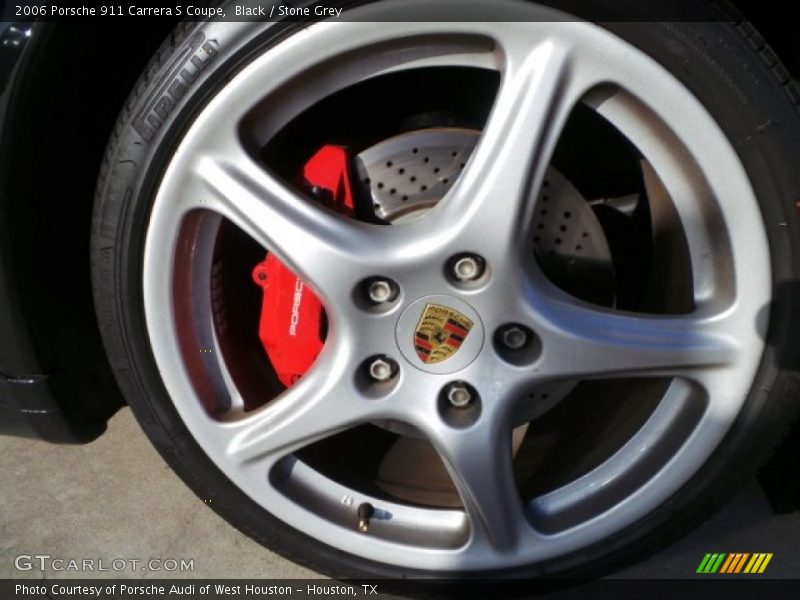 Black / Stone Grey 2006 Porsche 911 Carrera S Coupe