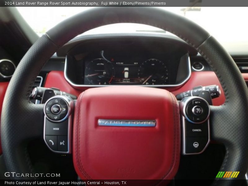 Fuji White / Ebony/Pimento/Pimento 2014 Land Rover Range Rover Sport Autobiography