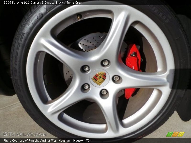 Black / Stone Grey 2006 Porsche 911 Carrera S Coupe