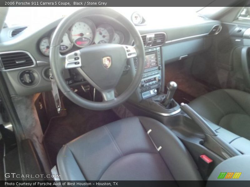 Black / Stone Grey 2006 Porsche 911 Carrera S Coupe