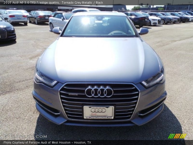 Tornado Grey Metallic / Black 2016 Audi A6 3.0 TFSI Prestige quattro