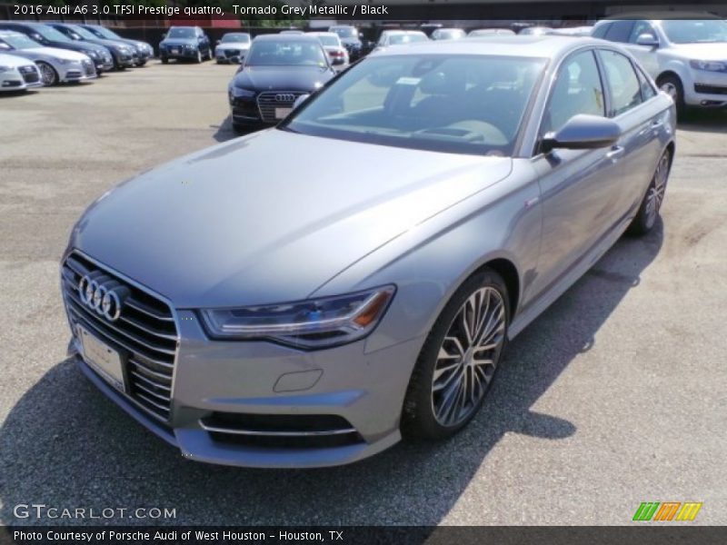 Tornado Grey Metallic / Black 2016 Audi A6 3.0 TFSI Prestige quattro