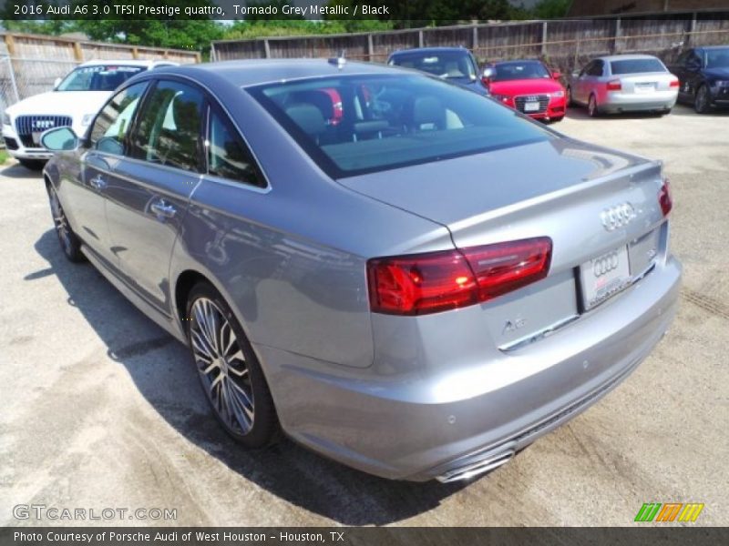 Tornado Grey Metallic / Black 2016 Audi A6 3.0 TFSI Prestige quattro